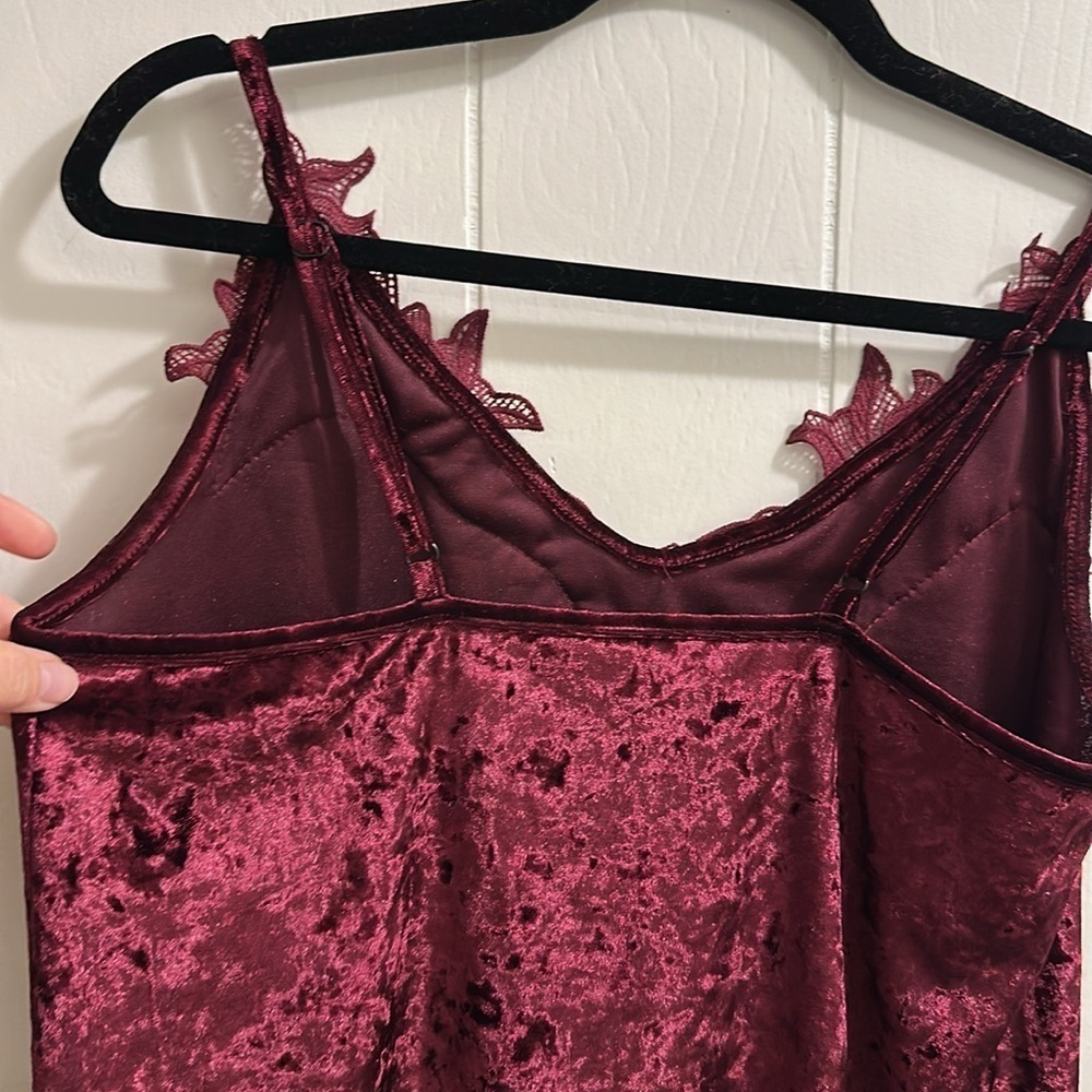 Crushed velvet tank top M - Picture 9 of 10